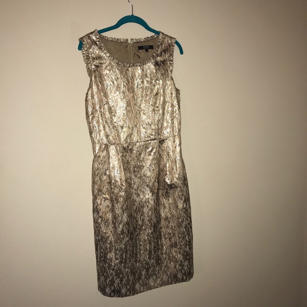 Alex Marie Gold Dress